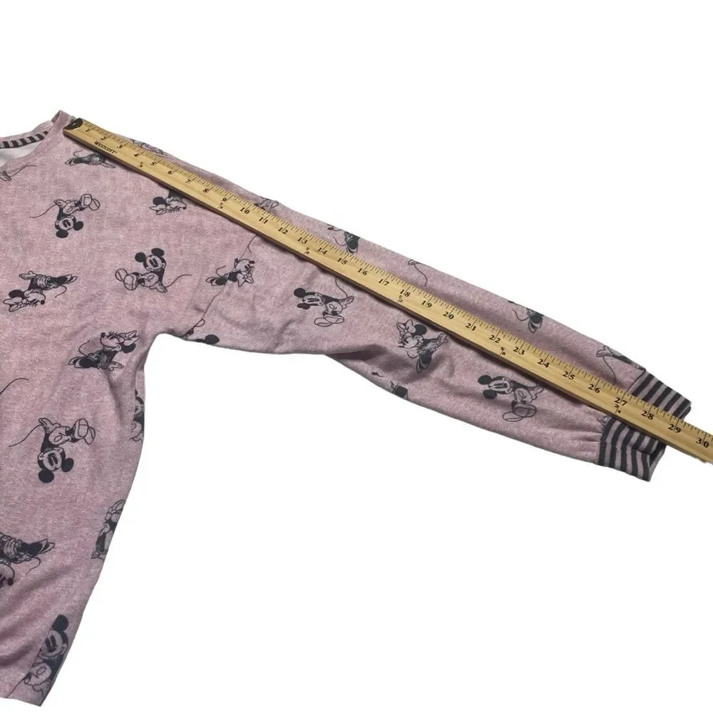 Disney Pajama Loungewear Set Mickey Minnie Mouse Soft Pink Women’s Sz XL - Picture 10 of 16